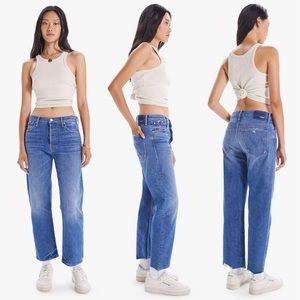 MOTHER Denim The Ditcher Crop in Broken Record Size 26 fit like 28.